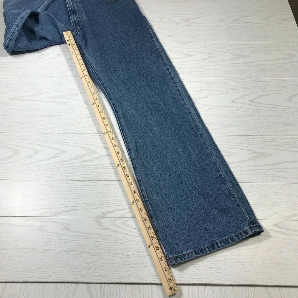 Levis 517 Bootcut Jeans Men 38x34 Blue Medium Wash Western Workwear Denim Cotton